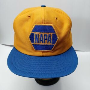Vintage NAPA Racing Patch Louisville USA Snapback Trucker Hat - EUC